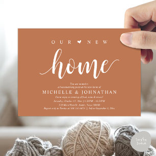 Notre nouvelle maison, Cartes d'invitation pour la