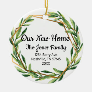 Notre nouvelle maison Floral Ornement Nouvelle mai