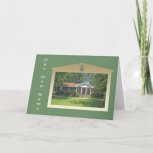 Notre nouvelle maison - Modèle Carte photo