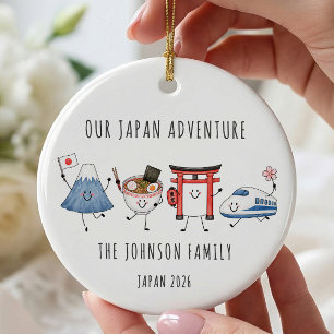 Notre ornement de famille pour l'aventure au Japon