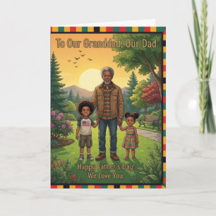 Notre Papa d'Amour Carte de la Fête des Pères