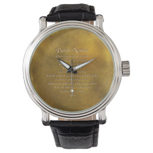 Notre père dans la montre latine