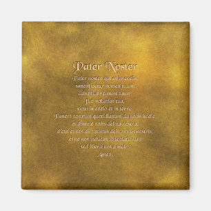 Notre Père Dans Le Magnet Latin
