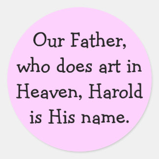 Notre Père - stickers art