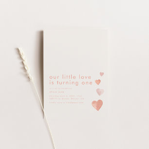 Notre petit amour tourne une invitation d'annivers
