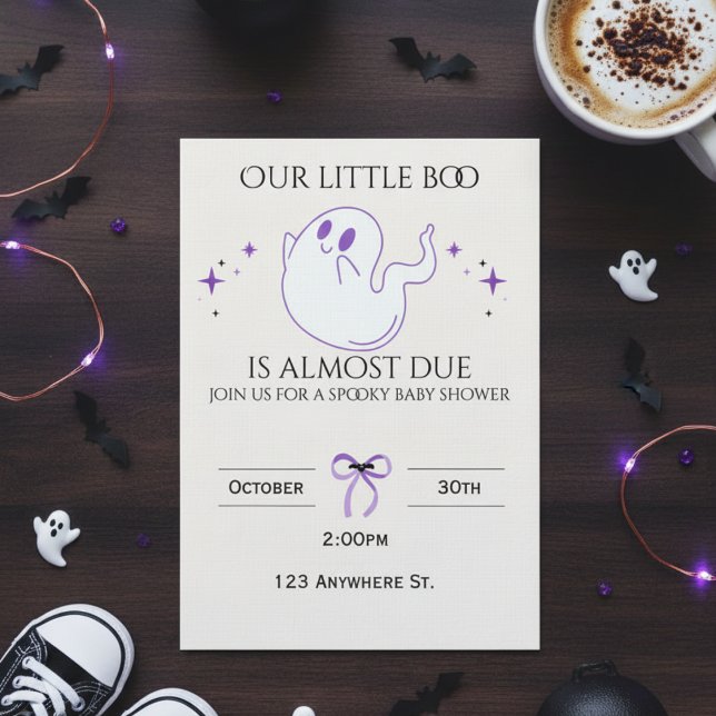 Notre petit boo est presque à terme ! Invitation à (Créateur téléchargé)