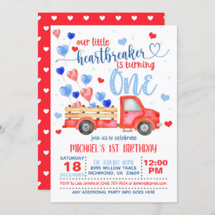Notre petit briseur de coeur tourne une invitation