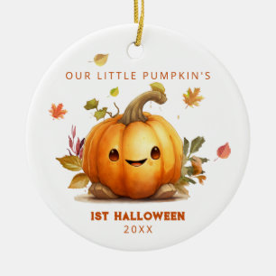 Notre petit Citrouille 1er Ornement d'Halloween