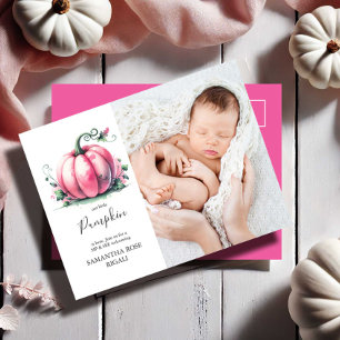 Notre petit Citrouille Sip et voir des Invitations