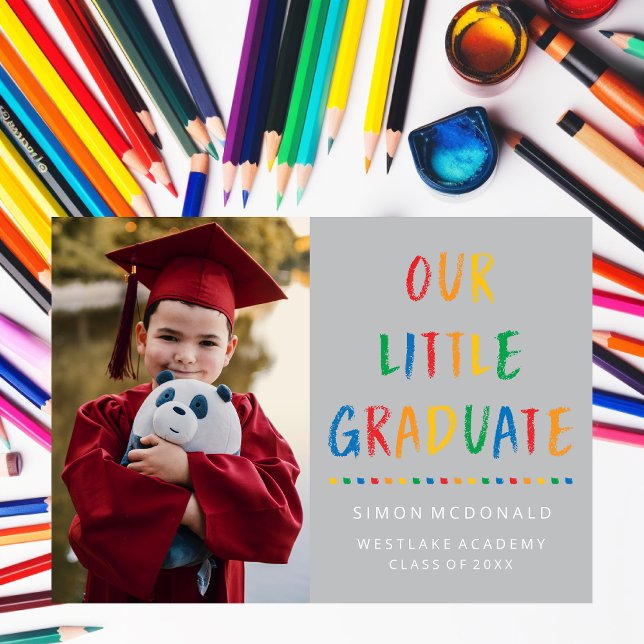 NOTRE PETIT DIPLÔMÉ | PHOTO GRAD PARTY INVITATION (Créateur téléchargé)