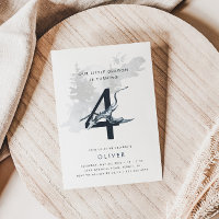 Notre Petit Dragon Boys Invitation 4e Anniversaire