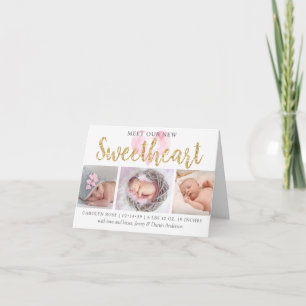 Notre petit Faire-part de naissance photo Little S