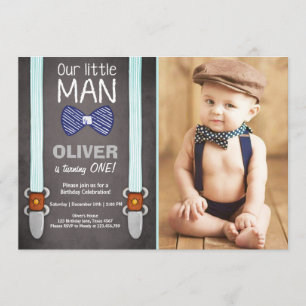 Notre petit homme Invitation Boy Bow Cravate d'ann