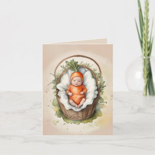 Notre petite carotte : Faire-part de naissance