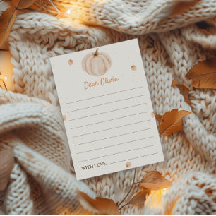 Notre petite carte Citrouille pour l'heure d'anniv