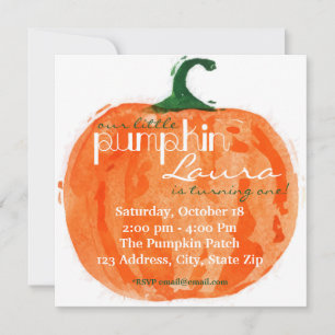 Notre Petite Invitation Citrouille