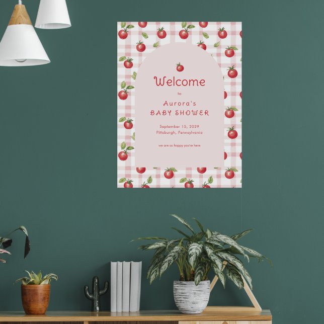 Notre petite tomate Affiche de bienvenue pour la B (Salon 1)