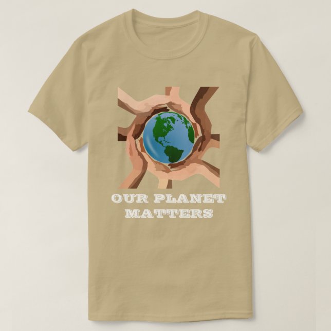 Notre planète importe T-shirt (Design devant)