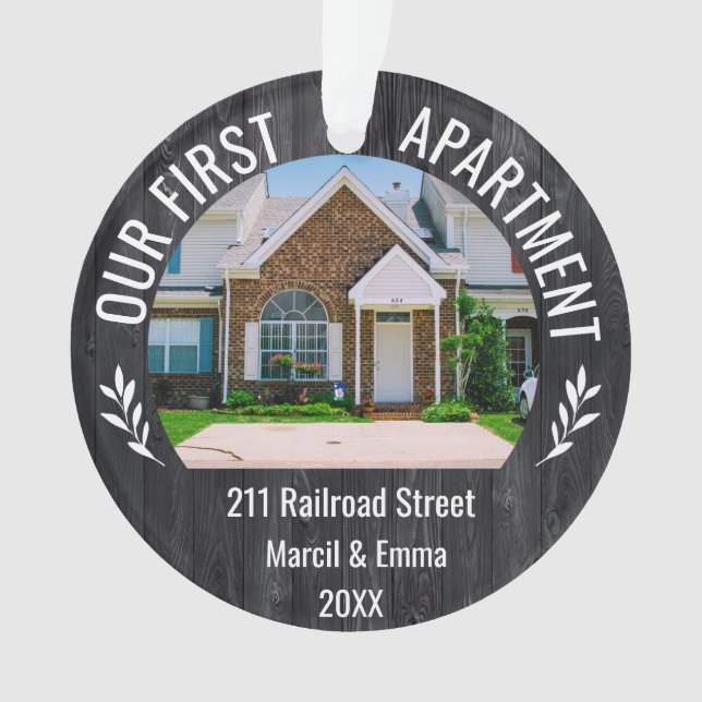 Notre Premier Appartement 2023 Personnalisé Nom &  (devant)