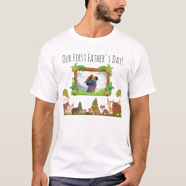 Notre premier bébé T-Shirt pour la fête des pères (Devant)