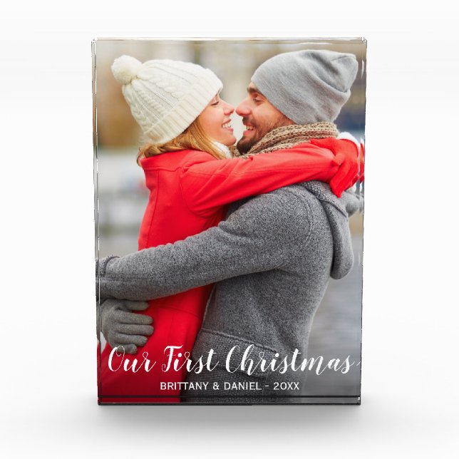 Notre premier bloc de photo de couples de Noël (Devant)