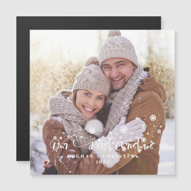 Notre premier Magne de Noël (Devant / Derrière)