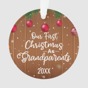 notre premier Noël comme grand-parent réaliste