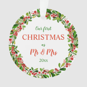 Notre premier Noël comme M. et Mme photo de