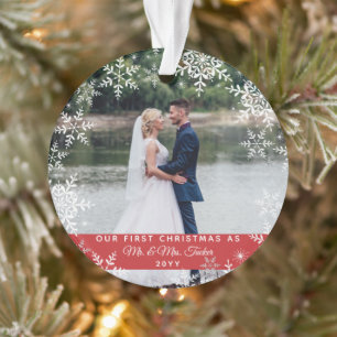 Notre Premier Noël de Mariés M. et Mme Flocons de 