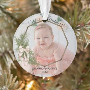 Notre Premier Noël En Grand-Parents Photo de bé