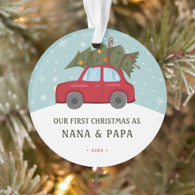 Notre premier Noël en tant que grands-parents arbr (Arbre)