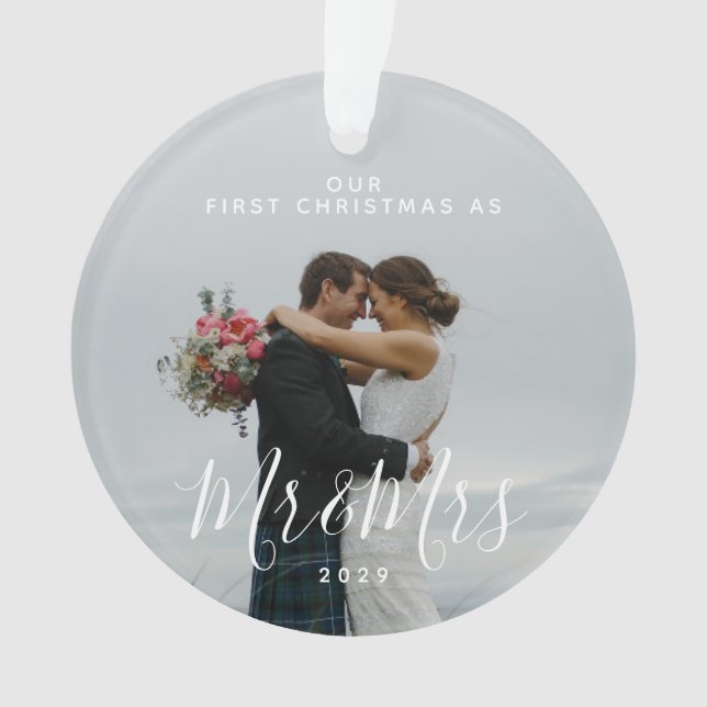 Notre premier Noël en tant que M. et Mme White (devant)