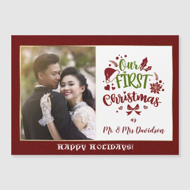 Notre premier Noël en tant que M. & Mme Parties sc (Devant)