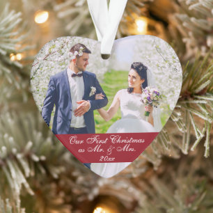Notre premier Noël en tant que Monsieur et Madame 