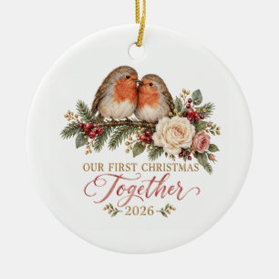 Notre Premier Noël Ensemble 2026 Ornement en Céram