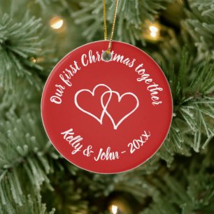 Notre premier Noël ensemble décoration de sapin po