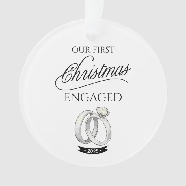 Notre Premier Noël Fiancés 2025 (devant)