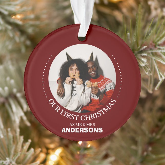 Notre premier Noël M. et Mme Newlysée élégant (Arbre)