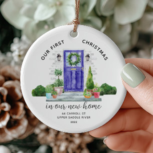 Notre premier Noël Nouvelle Maison Ornement en cér