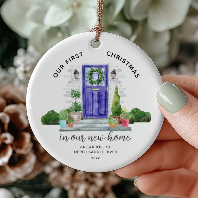 Notre premier Noël Nouvelle Maison Ornement en cér (Créateur téléchargé)