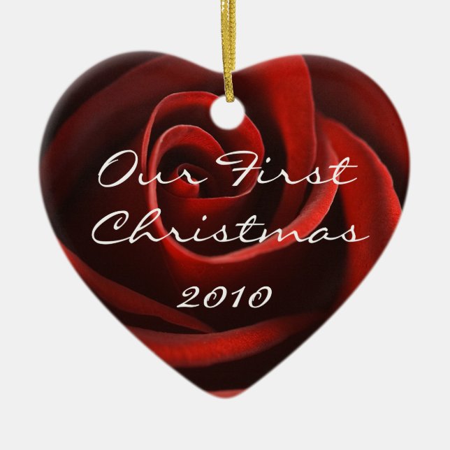 Notre premier ornement de Noël (Devant)