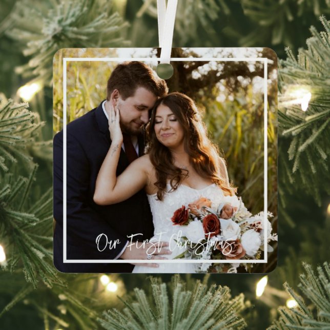 Notre premier ornement de Noël M. et Mme Metal (Insitu)