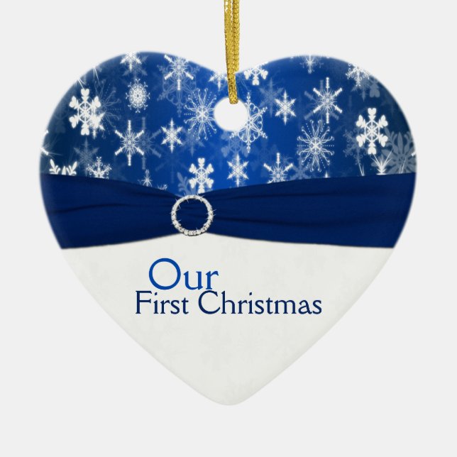 Notre premier ornement de souvenir de Noël (Devant)