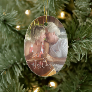 Notre premier ornement ovale en céramique de Noël