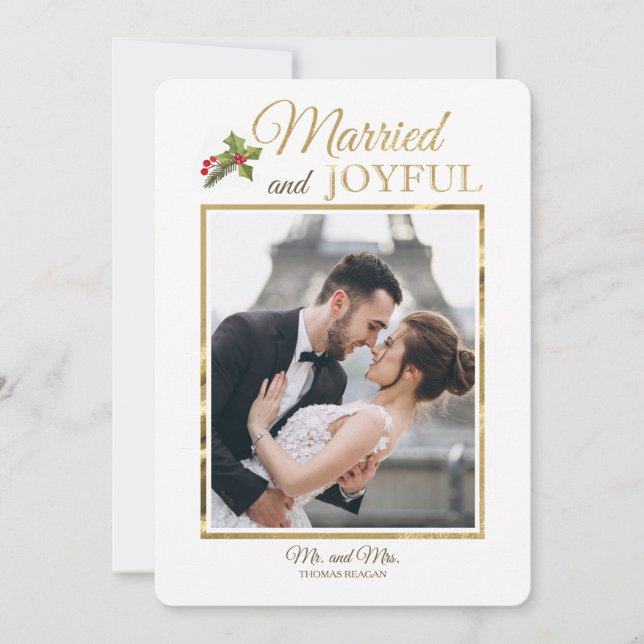 Notre première carte de Noël (Devant)