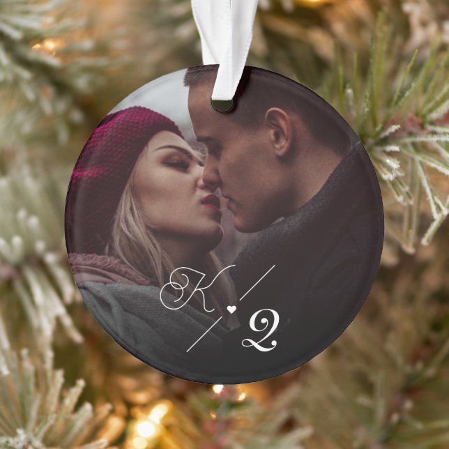 Notre première photo classique minimaliste de Noël (Arbre)