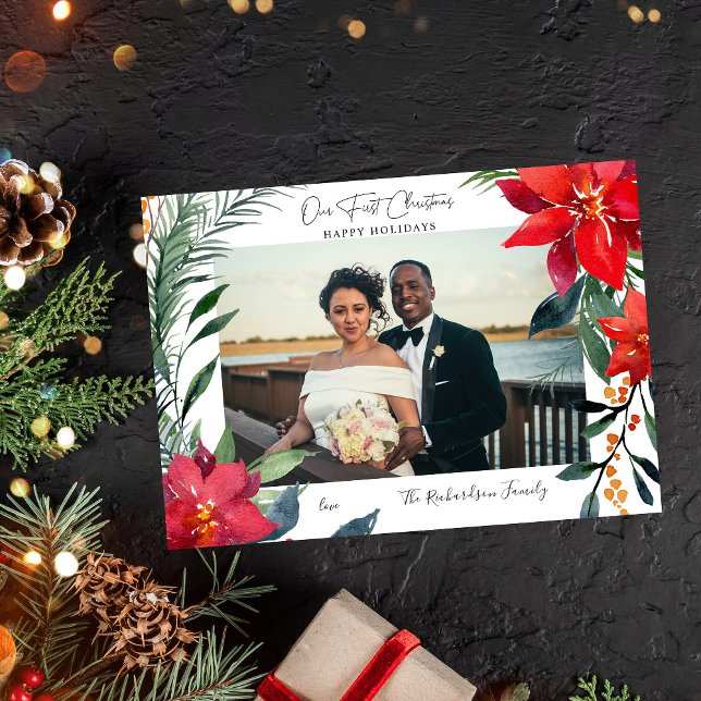 Notre première photo de Noël Poinsettia (Créateur téléchargé)