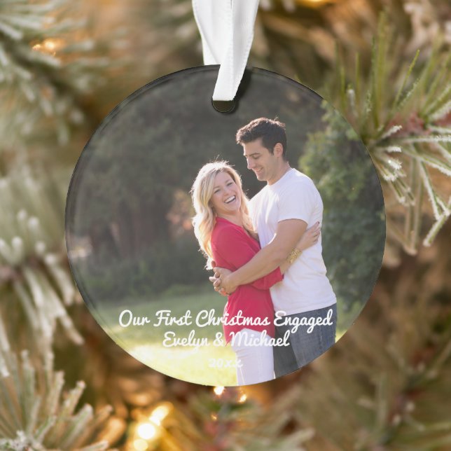 Notre première photo en couple de Noël (Arbre)