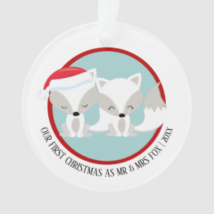 Notre première photo personnalisée de Noël Arctic