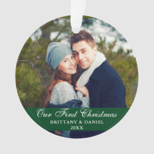 Notre première photo verte de Noël